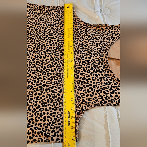 Old Navy Leopard Print Swing Dress size Large - Picture 5 of 7